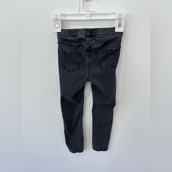 H&M Girl’s Black Pull On Jeggings & Denim - 4t - Picture 5 of 6